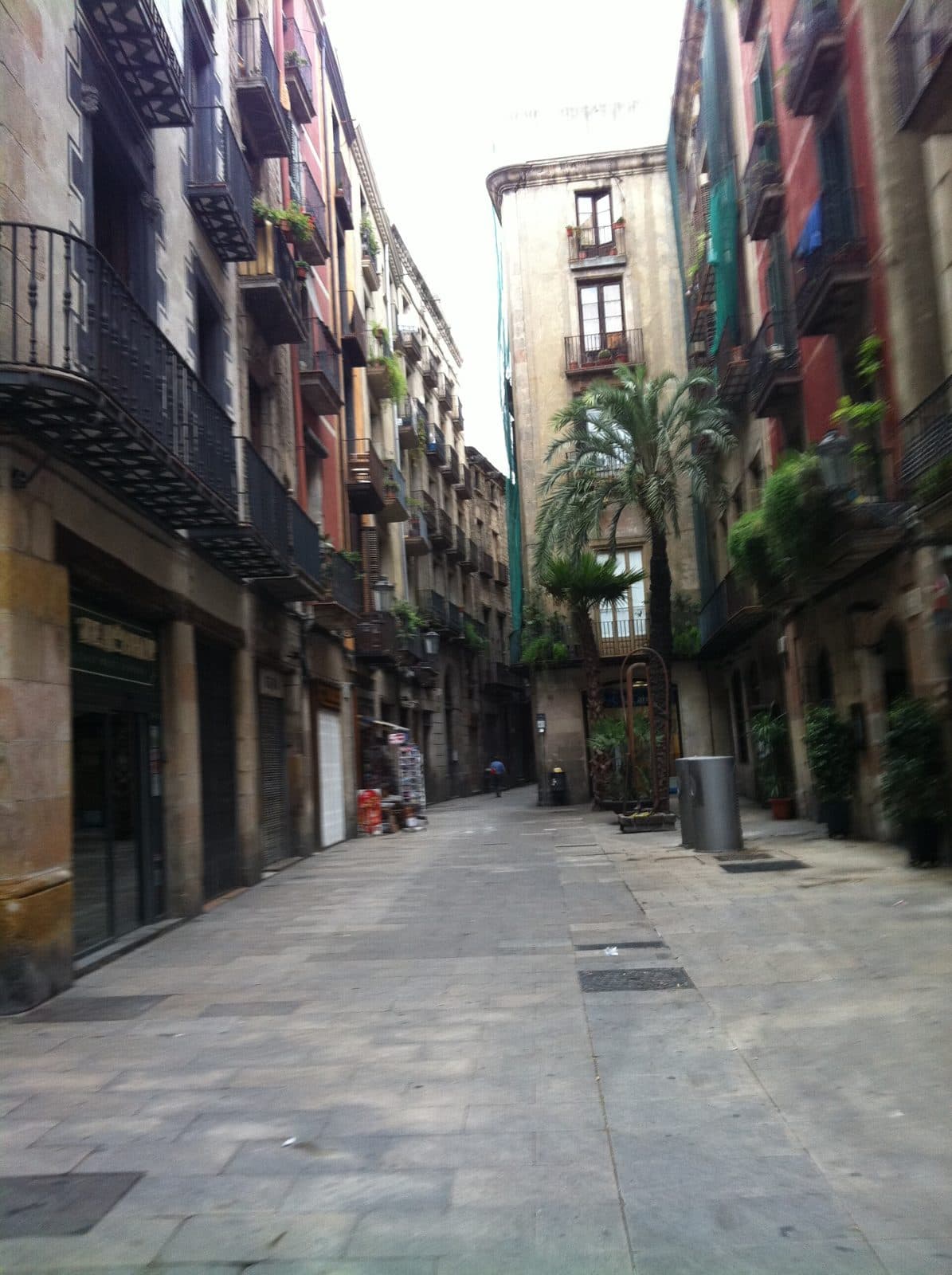 The narrow medieval Carrer de Montcada in El Born, home to the Picasso Museum