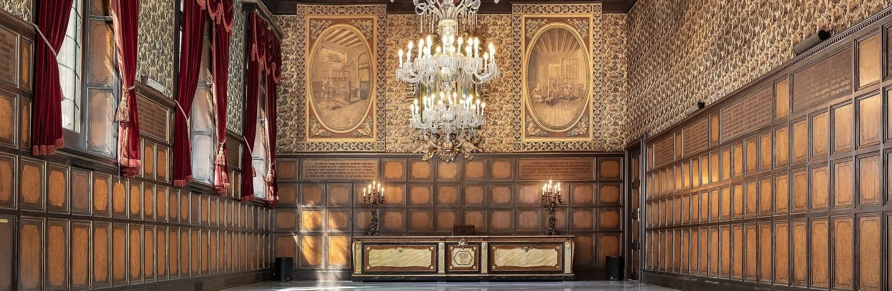 La Casa de la Seda — sala principal. Gestionada per Barcelona in Context.