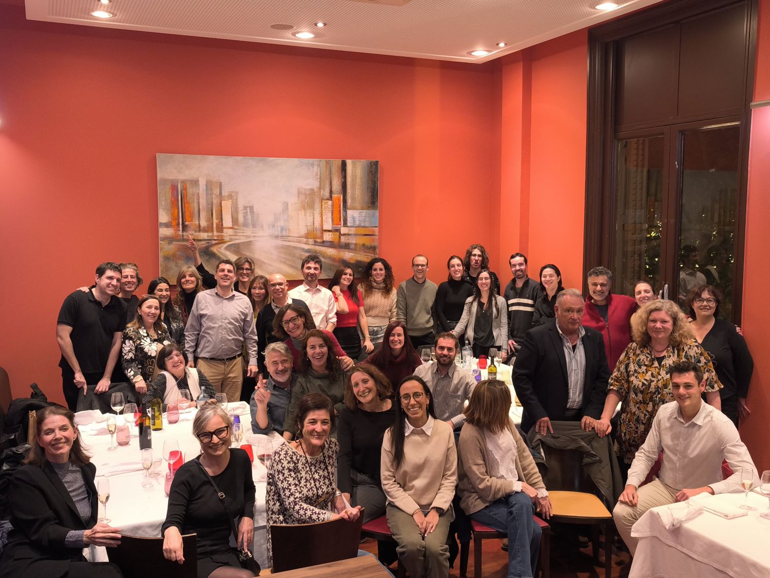 The Barcelona in Context team gathered for its Christmas dinner
