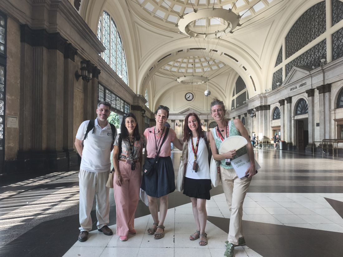 A private group on a Barcelona in Context visit