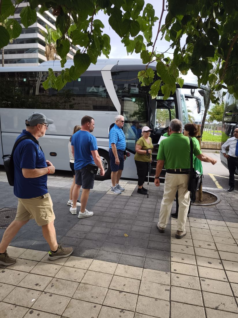 Our team on the ground during a visit