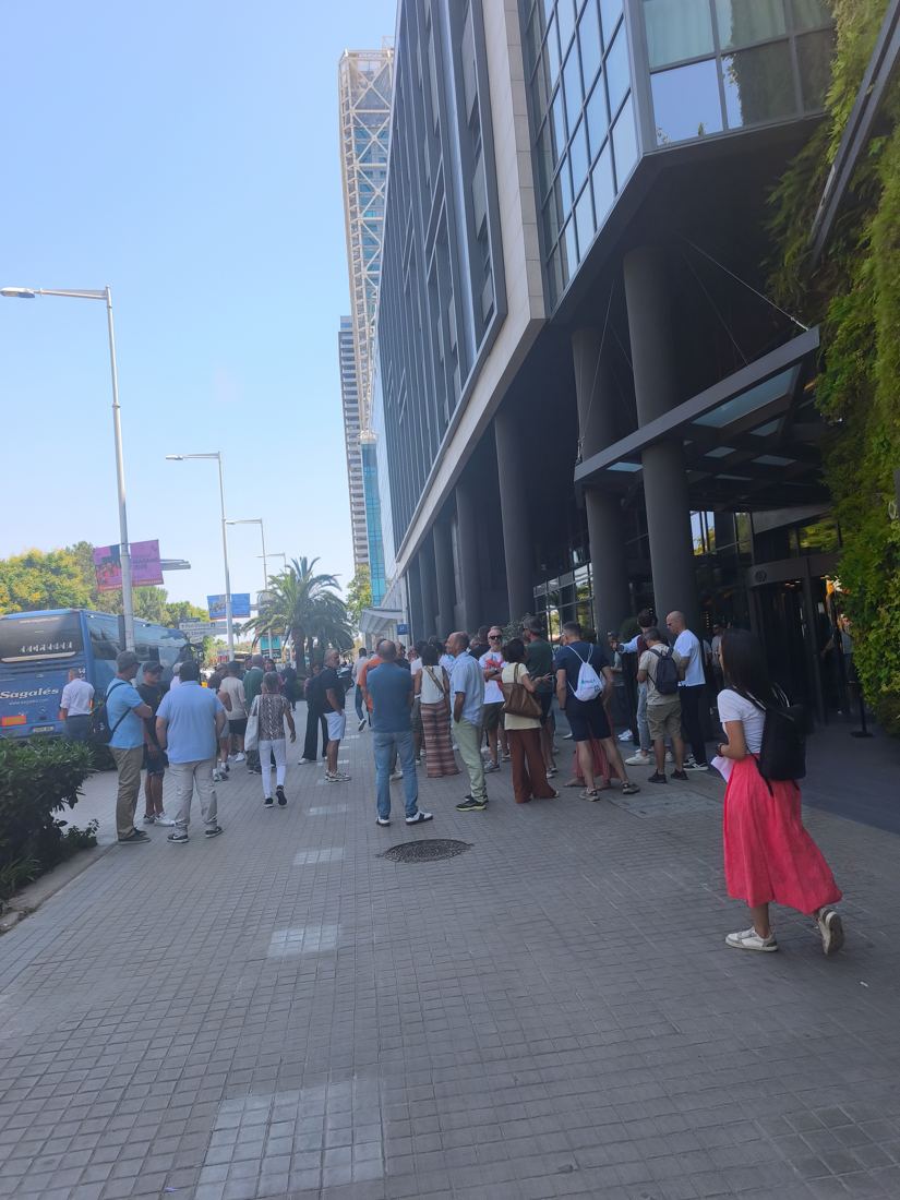 Our team on the ground during a visit