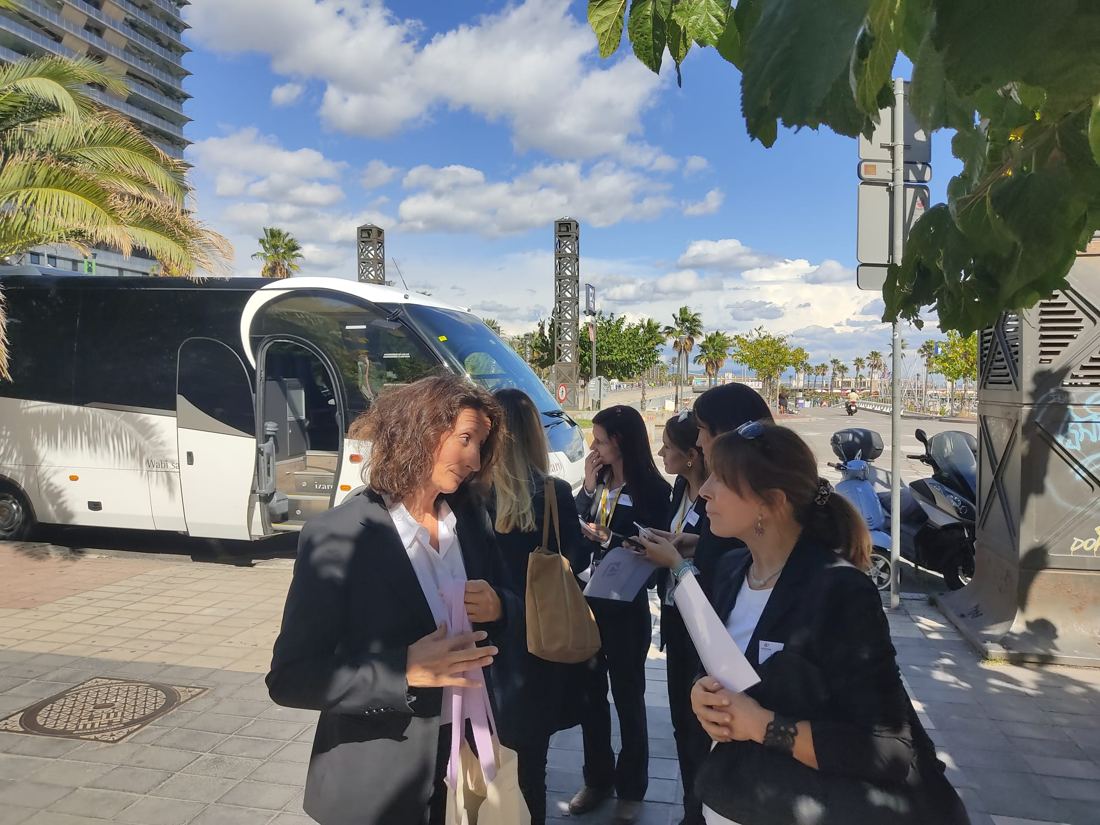 A private group on a Barcelona in Context visit